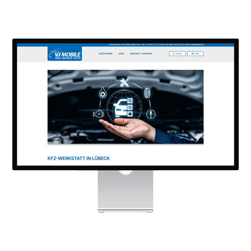 Webdesign für eine KFZ-Werkstatt aus Lübeck mit lokaler Suchmaschinenoptimierung