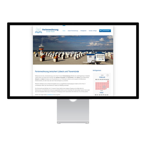 Webdesign für Ferienwohnungen in Lübeck