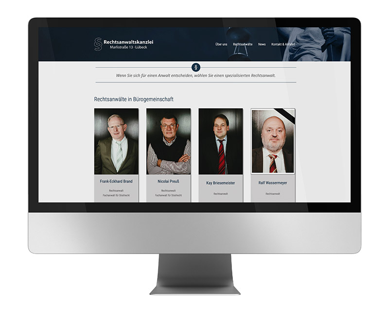 Webseiten Erstellung Lübeck Anwälte Marlistraße 13