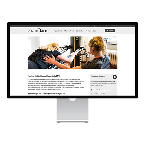 Website Erstellung für Physio MED Mölln
