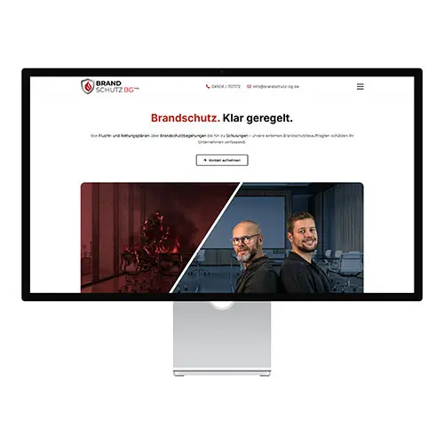 Website Erstellung für Brandschutz BG Thiel in Ostholstein